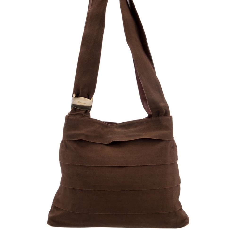 Ferragamo Brown Shoulder Bag - Picture 5 of 13
